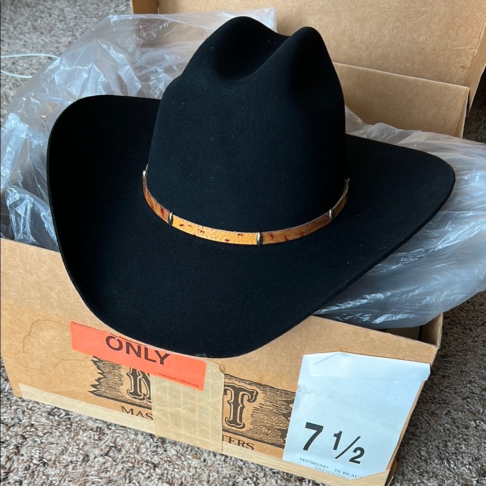 MHT Cowboy Hat 3X Beaver 7 1/2